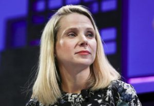 Marissa Mayer, President and CEO of Yahoo, participates in a panel discussion at the 2015 Fortune Global Forum in San Francisco, California, U.S. November 3, 2015. REUTERS/Elijah Nouvelage/File Photo